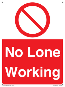 No Lone Working
